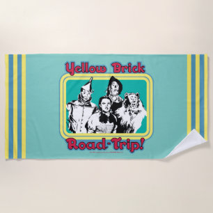 The Wizard Of Oz™   Yellow Brick Road-Trip! Beach Towel