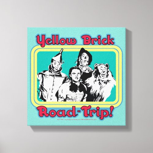 The Wizard Of Oz  Yellow Brick Road_Trip Canvas Print
