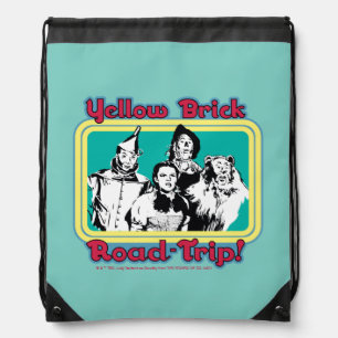 The Wizard Of Oz™   Yellow Brick Road-Trip! Drawstring Bag