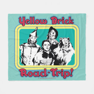 The Wizard Of Oz™   Yellow Brick Road-Trip! Fleece Blanket
