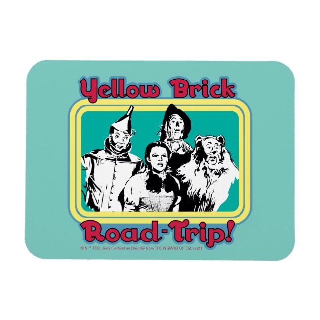 The Wizard Of Oz™ | Yellow Brick Road-Trip! Magnet (Horizontal)