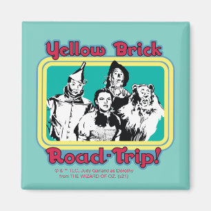The Wizard Of Oz™   Yellow Brick Road-Trip! Magnet