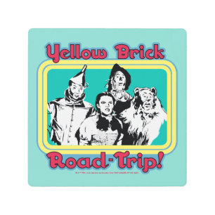 The Wizard Of Oz™   Yellow Brick Road-Trip! Metal Print