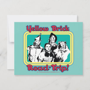 The Wizard Of Oz™   Yellow Brick Road-Trip! Note Card