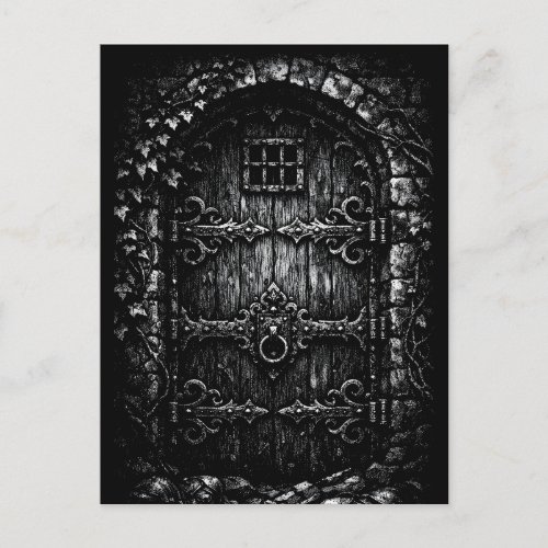 The Wizard’s Door — by BurnsInHell Postcard