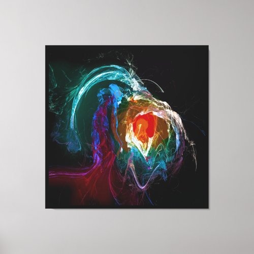 The Wizards Creation Fantasy Art Canvas Print