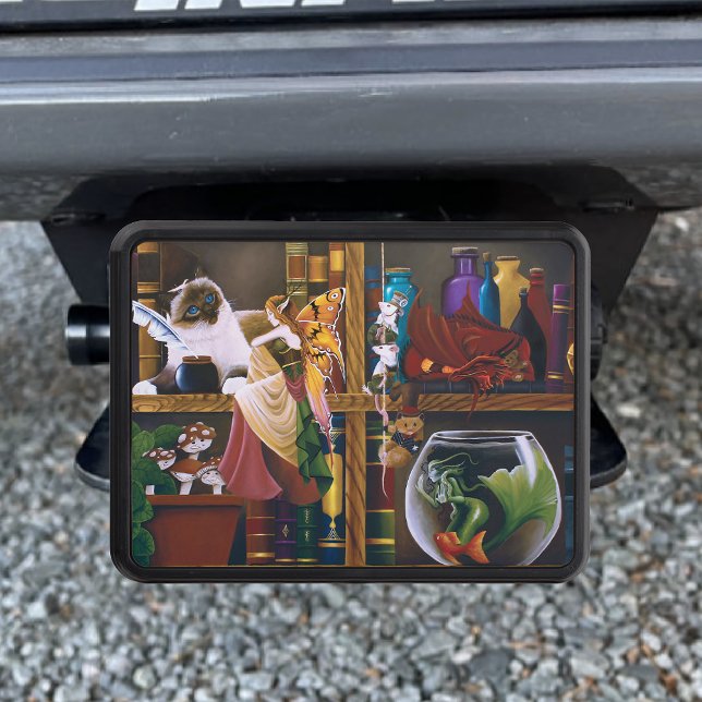 The Wizards Fantasy Library Hitch Cover (Creator Uploaded)