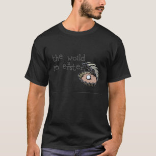 the woild is ya erster - newsies Sticker T-Shirt