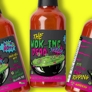 The Wok-ing Dead Special Funny Funky Fun Pop Art Hot Sauces