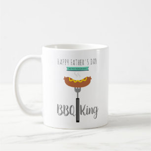 The Wolds Best BBQ King Father's Day Or Birthday Coffee Mug