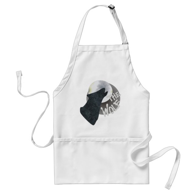 the wolf adult apron (Front)