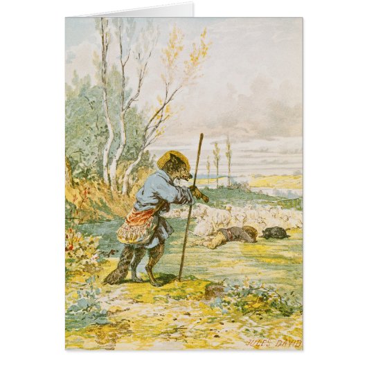 The Wolf as a Shepherd Cards (Front)