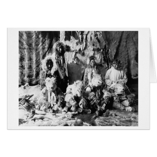 The "Wolf dance" of the Kaviagamutes Cards (Front Horizontal)