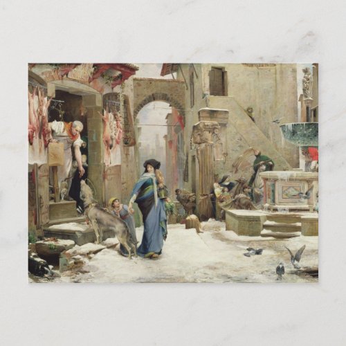 The Wolf of Gubbio 1877 Postcard