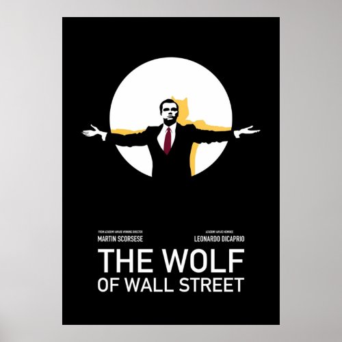The Wolf of Wall Street  A Wolf in the Shadows Poster