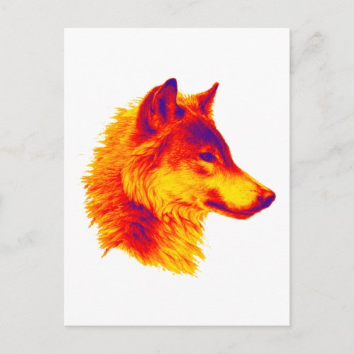 THE WOLF PAUSE POSTCARD