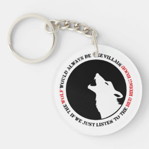 The wolf would always be the villain keychain
