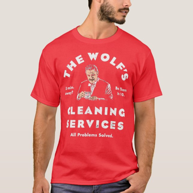 The Wolf's Cleaning Services T-Shirt (Front)