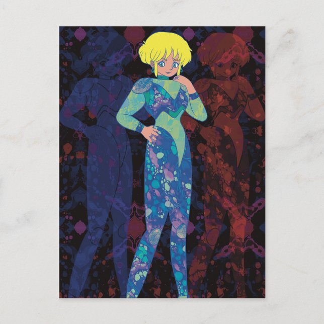 The Woman from Space Postcard (Front)