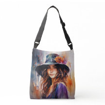 The Woman in the Hat: Portrait of Vibrant Grace