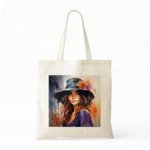 The Woman in the Hat: Portrait of Vibrant Grace