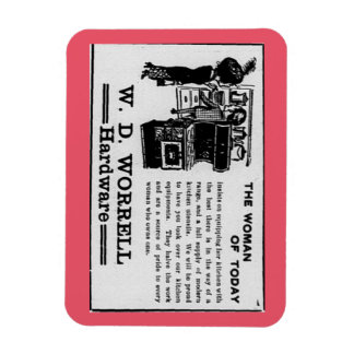 The Woman of Today Stove Ad Magnet
