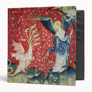 The Woman Receiving Wings to Flee the Dragon 3 Ring Binder