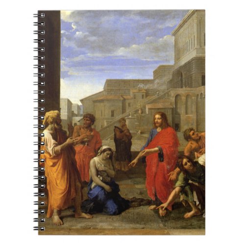 The Woman Taken In Adultery By Nicolas Poussin Notebook