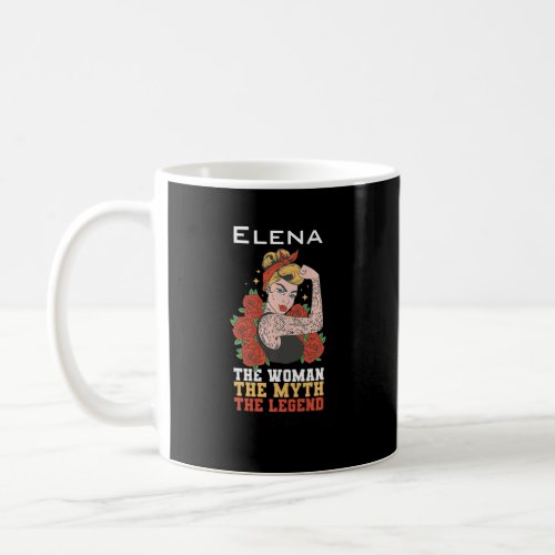 The woman the myth the legend Elena Premium  Coffee Mug