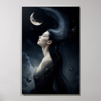 The Woman Who Became Midnight | Dark Celestial Got Poster