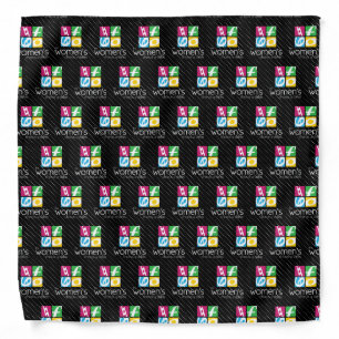 The Women's Chorus of Dallas Logo Black Bandana