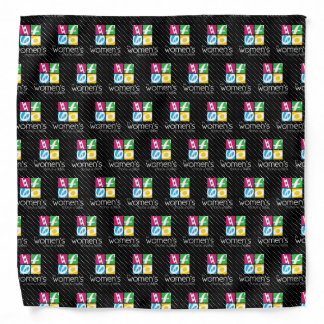 The Women's Chorus of Dallas Logo Black Bandana
