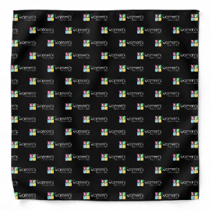 The Women's Chorus of Dallas Logo Black Bandana
