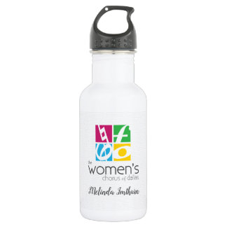 The Women's Chorus of Dallas Logo Stainless Steel Water Bottle