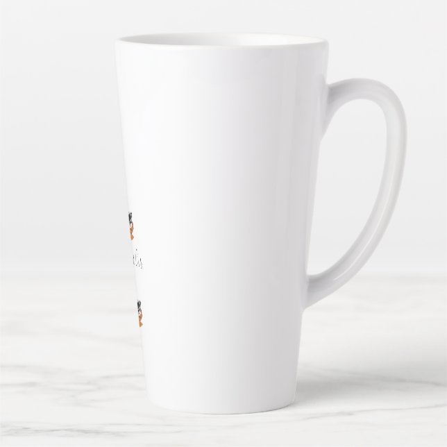 the wonder car, wonder car, magical car,  latte mug (Right)