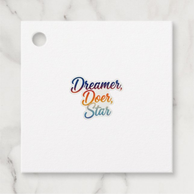 The Wonder Years Favor Tags (Front)