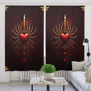 The wonderful beautiful art of gothic elegance.  blackout curtains