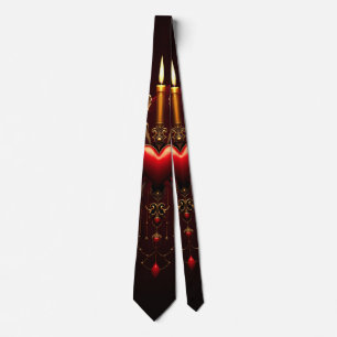 The wonderful beautiful art of gothic elegance. neck tie