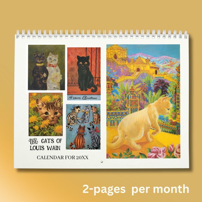 The Wonderful Cats of Louis Wain 2026  Calendar (Creator Uploaded)