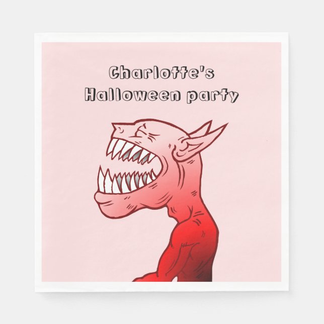 The Wonderful Halloween Ghoul Napkins (Front)