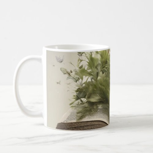 The wonderful open book coffee mug