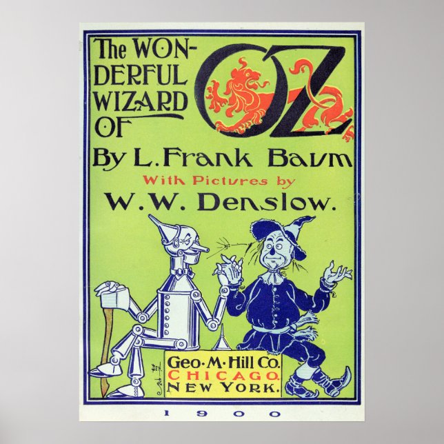 The Wonderful Wizard of Oz -- 1900 Poster (Front)