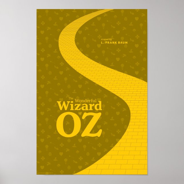 The Wonderful Wizard of OZ Literary Poster (Front)