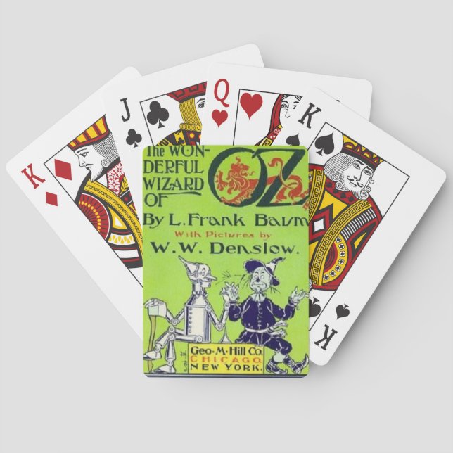 The Wonderful Wizard Of Oz Playing Cards (Back)