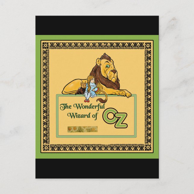 The Wonderful Wizard of Oz Postcard (Front)