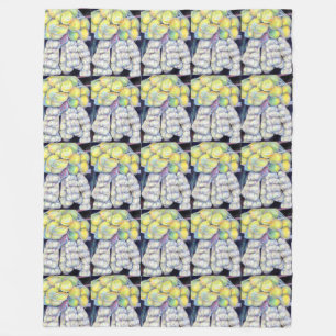 The Wonders of the Wet Markets, Singapore Fleece Blanket