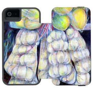 The Wonders of the Wet Markets, Singapore Wallet Case For iPhone SE/5/5s