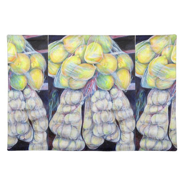 The Wonders of the Wet Markets, Singapore Placemat (Front)