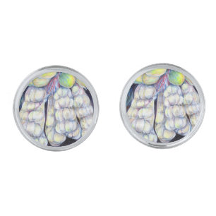 The Wonders of the Wet Markets, Singapore Silver Cufflinks