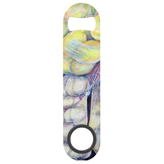 The Wonders of the Wet Markets, Singapore Speed Bottle Opener (Front)